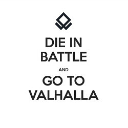 Свитшот хлопковый мужской Go to Valhalla, цвет: белый — фото 2