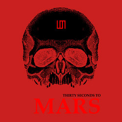 Свитшот хлопковый мужской 30 STM: Skull, цвет: красный — фото 2