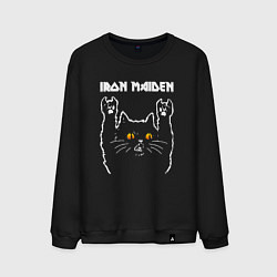 Мужской свитшот Iron Maiden rock cat