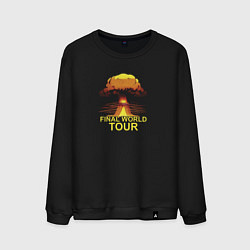 Свитшот хлопковый мужской Atomic Final World Tour, цвет: черный