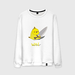 Мужской свитшот Chicken with a knife