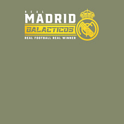 Свитшот хлопковый мужской Real Madrid galacticos, цвет: авокадо — фото 2