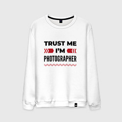 Мужской свитшот Trust me - Im photographer