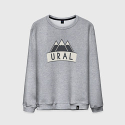 Свитшот хлопковый мужской URAL, цвет: меланж