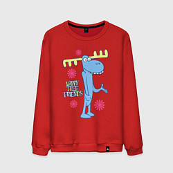 Свитшот хлопковый мужской Lumpy, цвет: красный