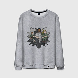 Мужской свитшот Ведьмак в печали