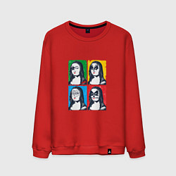 Мужской свитшот Kiss Mona Lisa