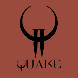 Свитшот хлопковый мужской Quake II logo, цвет: кирпичный — фото 2