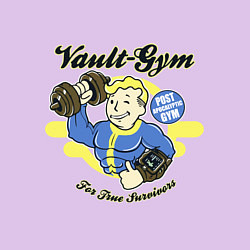 Свитшот хлопковый мужской Vault GYM - for true survivors, цвет: лаванда — фото 2