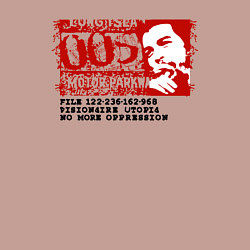 Свитшот хлопковый мужской Че Гевара гранж, цвет: пыльно-розовый — фото 2