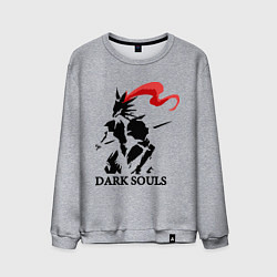 Свитшот хлопковый мужской Dark Souls, цвет: меланж