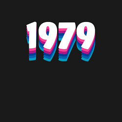 Свитшот хлопковый мужской Made in 1979 vintage art, цвет: черный — фото 2