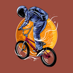 Свитшот хлопковый мужской Space rider, цвет: кирпичный — фото 2