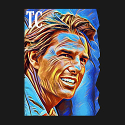 Свитшот хлопковый мужской Tom Cruise - film actor, цвет: черный — фото 2