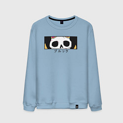Свитшот хлопковый мужской Брук, цвет: мягкое небо