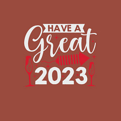 Свитшот хлопковый мужской Хорошего 2023 года, цвет: кирпичный — фото 2