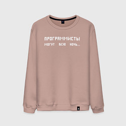 Мужской свитшот Программисты могут всю ночь