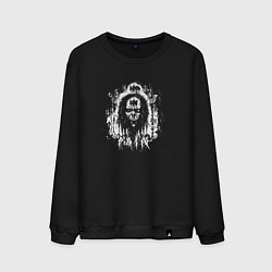 Свитшот хлопковый мужской Pain bm art, цвет: черный