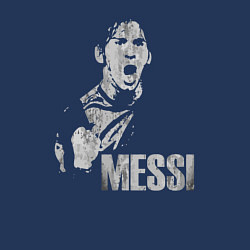Свитшот хлопковый мужской Leo Messi scream, цвет: тёмно-синий — фото 2