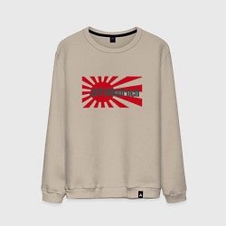 Свитшот хлопковый мужской Japanodroch, цвет: миндальный