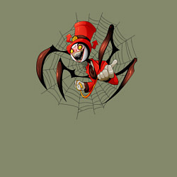 Свитшот хлопковый мужской Spider Charles, цвет: авокадо — фото 2