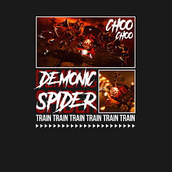 Свитшот хлопковый мужской Choo choo demonic rtain, цвет: черный — фото 2