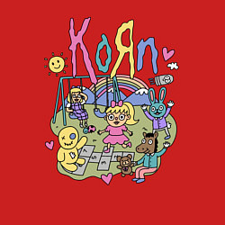 Свитшот хлопковый мужской Мультяшный Корн, цвет: красный — фото 2