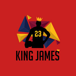 Свитшот хлопковый мужской King James 23, цвет: красный — фото 2