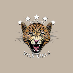 Свитшот хлопковый мужской Lets party wild girls, цвет: миндальный — фото 2