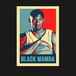 Свитшот хлопковый мужской Black mamba poster, цвет: черный — фото 2
