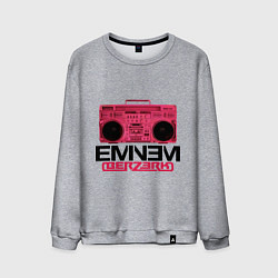 Свитшот хлопковый мужской Eminem Berzerk: Pink, цвет: меланж