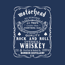Свитшот хлопковый мужской Motorhead в стиле Jack Daniels, цвет: тёмно-синий — фото 2
