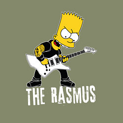 Свитшот хлопковый мужской The Rasmus Барт Симпсон рокер, цвет: авокадо — фото 2
