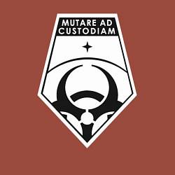 Свитшот хлопковый мужской Mutare ad custodiam, цвет: кирпичный — фото 2