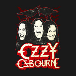 Свитшот хлопковый мужской Осборн Оззи трио, цвет: черный — фото 2