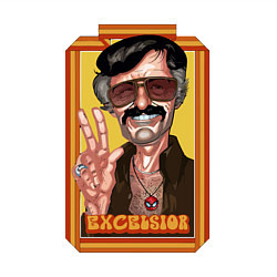Свитшот хлопковый мужской Stan Lee peace, цвет: белый — фото 2