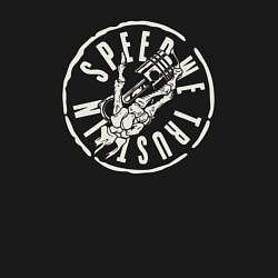 Свитшот хлопковый мужской Speed we trust in, цвет: черный — фото 2