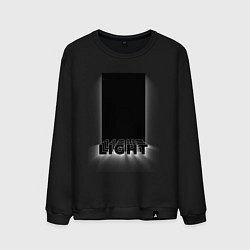 Свитшот хлопковый мужской Light, цвет: черный