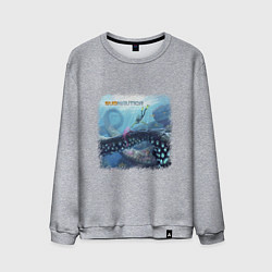 Мужской свитшот Subnautica - подводный мир