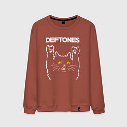 Мужской свитшот Deftones rock cat