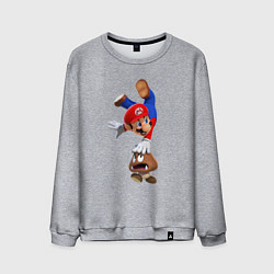 Мужской свитшот Марио на грибе