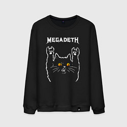 Мужской свитшот Megadeth rock cat