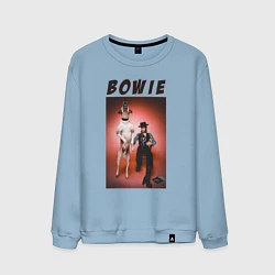 Свитшот хлопковый мужской David Bowie Diamond Dogs, цвет: мягкое небо