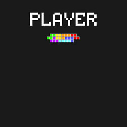 Свитшот хлопковый мужской Tetris player, цвет: черный — фото 2