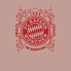 Свитшот хлопковый мужской FC Bayern, цвет: пыльно-розовый — фото 2