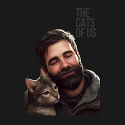 Свитшот хлопковый мужской The Cats Of Us, цвет: черный — фото 2