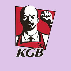 Свитшот хлопковый мужской KGB Lenin, цвет: лаванда — фото 2