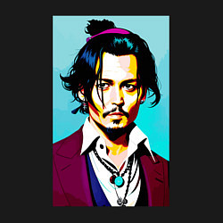 Свитшот хлопковый мужской Johnny Depp - Japan style, цвет: черный — фото 2