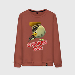 Мужской свитшот Chicken Gun logo