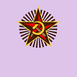 Свитшот хлопковый мужской Star USSR, цвет: лаванда — фото 2